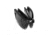 Bobster Brix, Sunglass, Black Gradient Frame, Anti-fog Smoked Lenses, Black, One Size Fits Most EBRX002