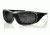 Bobster ZOE Sunglasses - Black Frame, Anti-Fog Smoked Lens BZOE101