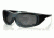 Bobster ZOE Sunglasses - Smoked Crystal Frame, Smoked Lens BZOE601