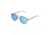 Body Glove BGL 1918 Sunglasses, Shiny Gunmetal Frame, Smoke with Blue Mirror Polarized Lenses 10249088.QTS