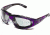 Body Specs BSG-2 Goggles, Black Frame / Smoke-Green Lens, w/ Clear &amp; Light Rust Lens Extra Lens Sets