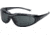 Body Specs Zappa Single Vision Prescription Sunglasses, Black Frame, ZAPPA-RX BLACK FRAME.13SV