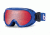 Bolle Boost OTG Kids Ski Goggles - Indigo Corduroy Frame and Vermillon Gun Lens 21025