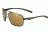 Bolle Brisbane Single Vision Prescription Sunglasses, Matte Brown Frame, Polarized, 11802SV