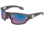 Bolle Cervin Sunglasses, Satin Dark Gray Frame, Rose Blue Lenses 11588