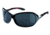 Bolle Grace Single Vision Prescription Sunglasses - Shiny Black/Coral Frame 11649RX