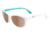 Bolle Greta Sunglasses - Women's, Shiny White Frame, Rose Gold Lens, 11953