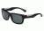 Bolle Jude Single Vision Prescription Sunglasses, Shiny Black Frame-11830SV