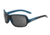 Bolle Kassia Single Vision Prescription Sunglasses, Shiny Black / Blue Frame-11749SV