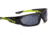 Bolle Mercuro Safety Glasses, Black Yellow Frame, Smoke Lens, MERPSF