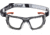 Bolle Ness+ w Foam and Strap Safety Glasses, Orange Frame, Clear Lens, PSSNESF028