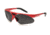 Bolle Parole Sunglasses with Interchangeable Lenses, Red Frame, TNS Gun Lens, 11441