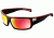 Bolle Tetra Single Vision Prescription Sunglasses - Matte Black/Red Line Frame 11707RX