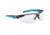 Bolle Tryon Safety Glasses, Black Blue Frame, Clear Lens, 40301
