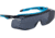 Bolle Tryon OTG Safety Glasses, Black Blue Frame, Smoke Lens, TRYOTGPSF