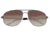 Breed Asteroid Sunglasses, Gunmetal Titanium Frame, Brown Polarized Lens, Gunmetal/Brown, One Size, BSG052GM