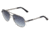Breed Leo Sunglasses, Gunmetal Titanium Frame, Black Polarized Lens, Gunmetal/Black, One Size, BSG051GM