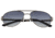 Breed Leo Sunglasses, Gunmetal Titanium Frame, Black Polarized Lens, Gunmetal/Black, One Size, BSG051GM