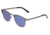 Breed Phase Sunglasses, Gunmetal Titanium Frame, Blue Polarized Lens, Gunmetal/Blue, One Size, BSG058GM