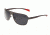 Sunglasses Atmosphere 004GM, Gunmetal Titanium Frame, Black Lens