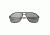 Sunglasses Concorde 001GM, Gunmetal Titanium Frame, Slver Lens