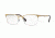 Brooks Brothers BB1054 Single Vision Prescription Eyeglasses, 54mm, Gold Silver, BB1054-1684-54-SV