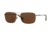 Brooks Brothers BB4035S Sunglasses 155873-59 - Silver Frame, Dark Brown Solid Lenses
