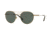 Brooks Brothers BB4048 Sunglasses 164171-52 - Antique Brass Frame, Green Solid Lenses