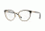 Burberry BE1324 Single Vision Prescription Eyeglasses, 52mm, Black Light Gold, BE1324-1262-52-SV