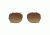 Burberry BE2196C Clip-On Sunglasses 10031P-53 - Gunmetal Frame, Polar Brown Gradient Pink Lenses