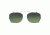 Burberry BE2196C Clip-On Sunglasses 1003T4-55 - Gunmetal Frame, Polar Green Gradient Green Lenses