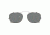 Burberry BE2196C Clip-On Sunglasses 1003T8-53 - Gunmetal Frame, Polar Dark Grey Lenses