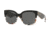 Burberry BE4271 Sunglasses 372987-56 - Top Black On Check Frame, Grey Lenses