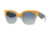 Burberry BE4271 Sunglasses 37334L-56 - Top Ocher On Transparent Frame, Grey Gradient Blue Lenses