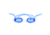 Calcutta Kids Swim Goggle w/Silicone Frame Gasket &amp; Strap, BR57606