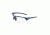 Caldwell S&amp;W Corporal Half Frame Shooting Glasses ,Blue Frame, Clear Lens, 110164