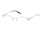 Calligraphy Collections F-387 SESC F38700 Single Vision Prescription Eyeglasses - Col1 - Gold SESC F387004935 GO