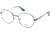 Candies CA0167 Bifocal Prescription Eyeglasses - Shiny Blue Frame, Shiny Blue Lenses, 51 mm Lens Diameter CA016751090