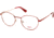 Candies CA0168 Bifocal Prescription Eyeglasses - Shiny Red Frame, Shiny Red Lenses, 50 mm Lens Diameter CA016850066