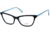 Candies CA0170 Eyeglass Frames - Shiny Black Frame Color, Shiny Black Lens Color