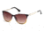 Candies CA1011 Sunglasses - Black Frame Color, Gradient Brown Lens Color