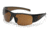 Carhartt Carbondale by Pyramex Safety Thunder Bay Bronze polarized lens with black frame CHB516DTB