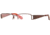 Carmen Marc Valvo CM Elena SECM ELEN00 Single Vision Prescription Eyewear - Bordeaux SECM ELEN005030 BUR