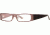 Carmen Marc Valvo CM Julissa SECM JULI00 Single Vision Prescription Eyeglasses - Ginger SECM JULI005340 BN