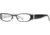 Carmen Marc Valvo CM Paloma SECM PALO00 Single Vision Prescription Eyeglasses - Zebra SECM PALO005335 BKD