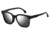 Carrera 185/F/S Sunglasses CA185FS-0003-T4-5321 - Matte Black Frame, Silver Mirror Lenses, Lens Diameter 53mm, Distance Between Lenses 21mm