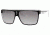 Carrera 22/S Sunglasses CA22S-0XAM-IC-6312 - Shiny Black / White Frame, Gray Mirror Gradient Silver Lenses, Lens Diameter 63mm, Distance Between Lenses 12mm