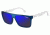 Carrera 5039/S Single Vision Prescription Sunglasses CA5039S-0ZE3-XT-5816 - Lens Diameter 58 mm, Frame Color Matte Blue/White