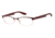 Carrera 5509 Progressive Prescription Eyeglasses CA5509-0DCI-5317 - Red Gold Burgundy Frame, Lens Diameter 53mm, Distance Between Lenses 17mm