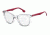 Carrera 5545/V Progressive Prescription Eyeglasses CA5545V-03DV-5218 - Crystal Pink Frame, Lens Diameter 52mm, Distance Between Lenses 18mm